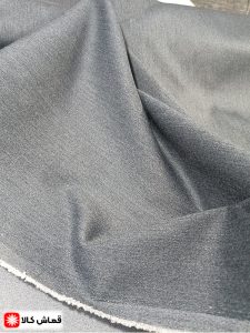 پارچه-کتان-کش-طوسی-قماش-کالا